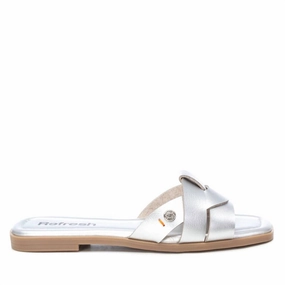 Women's Casual Sandals In Silver