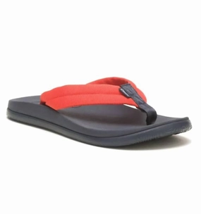 Women's Chillos Flip Flop In Tube Spicy Orange