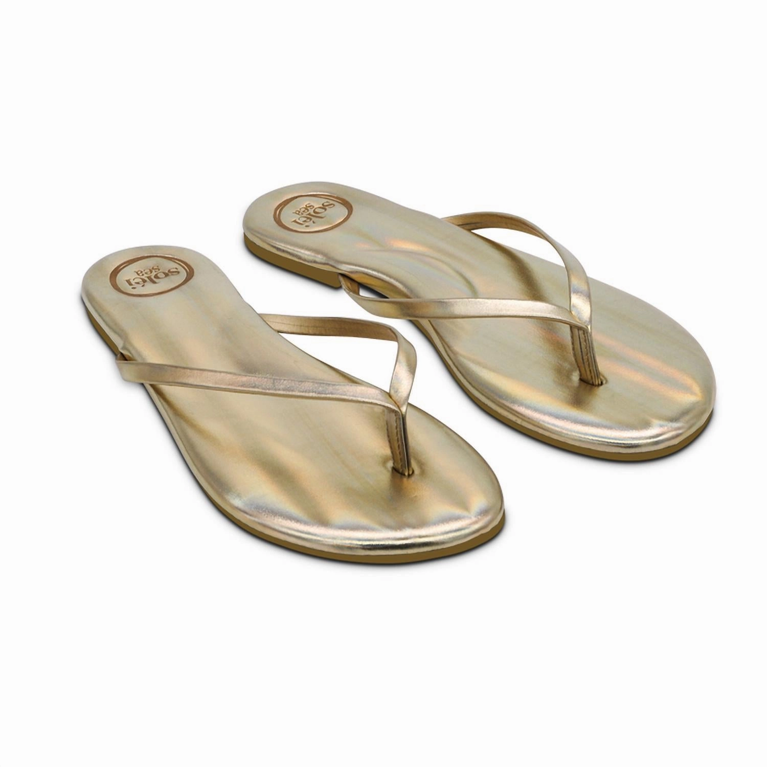 Women's Indie Sandal In Gold Metallic