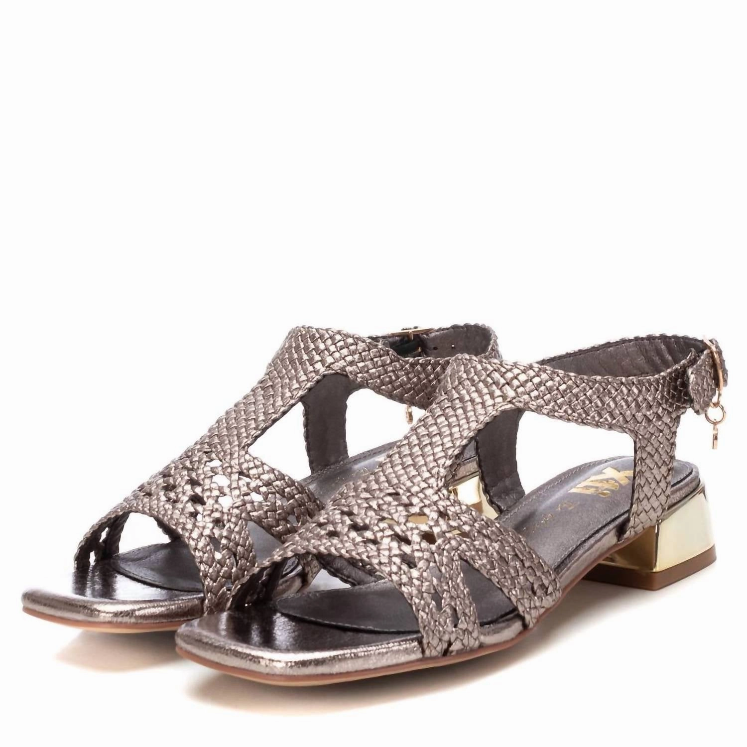 Women's Low Heel Sandals In Plumb