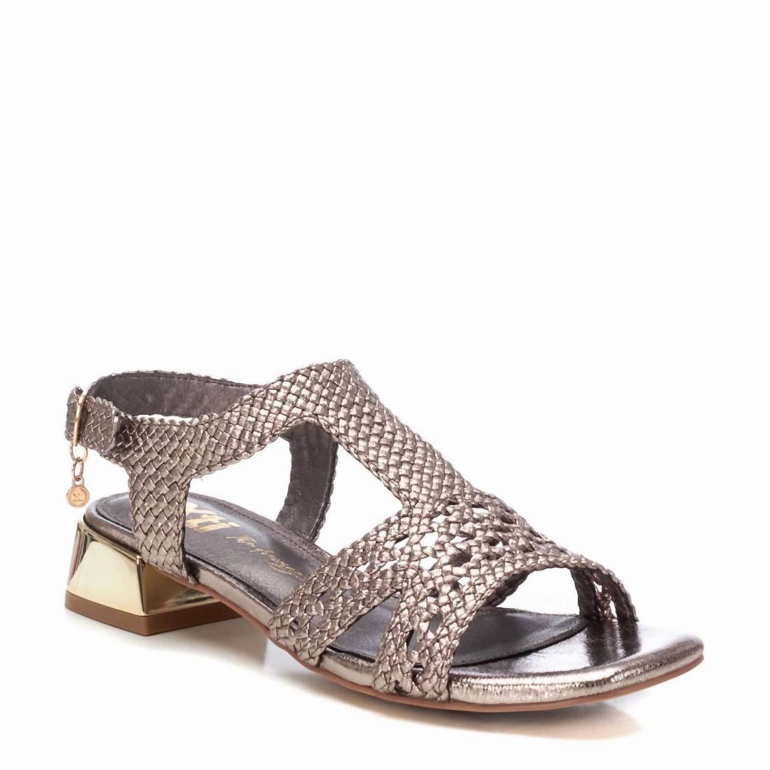 Women's Low Heel Sandals In Plumb