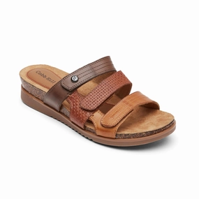Women's May Slide Sandal In Tan