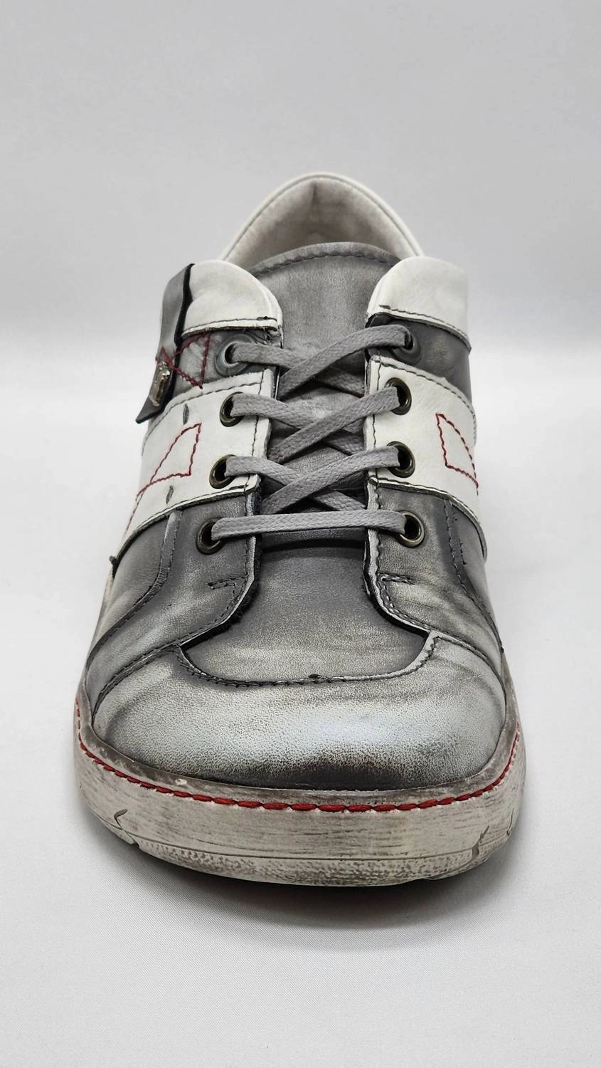Women's Original Leather Shoes In Grey