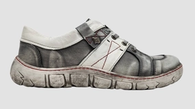 Women's Original Leather Shoes In Grey