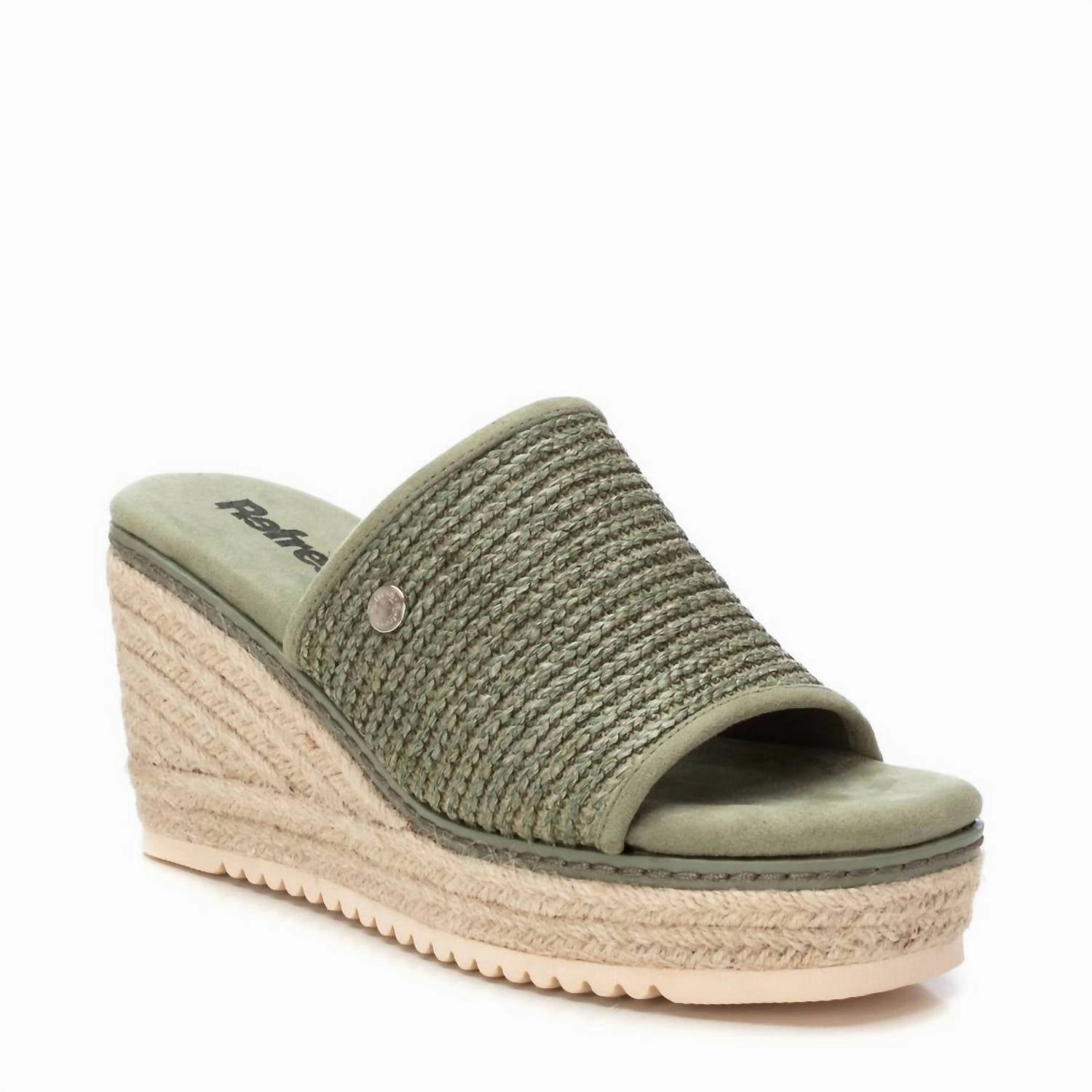 Women's Wedge Sandals In Dark Green