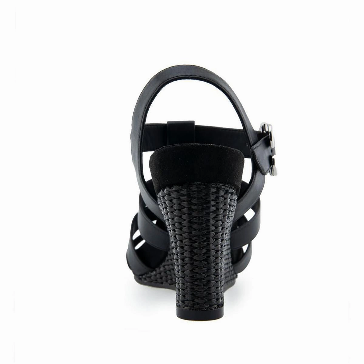 Womens Buckle Man Made Platform Sandals