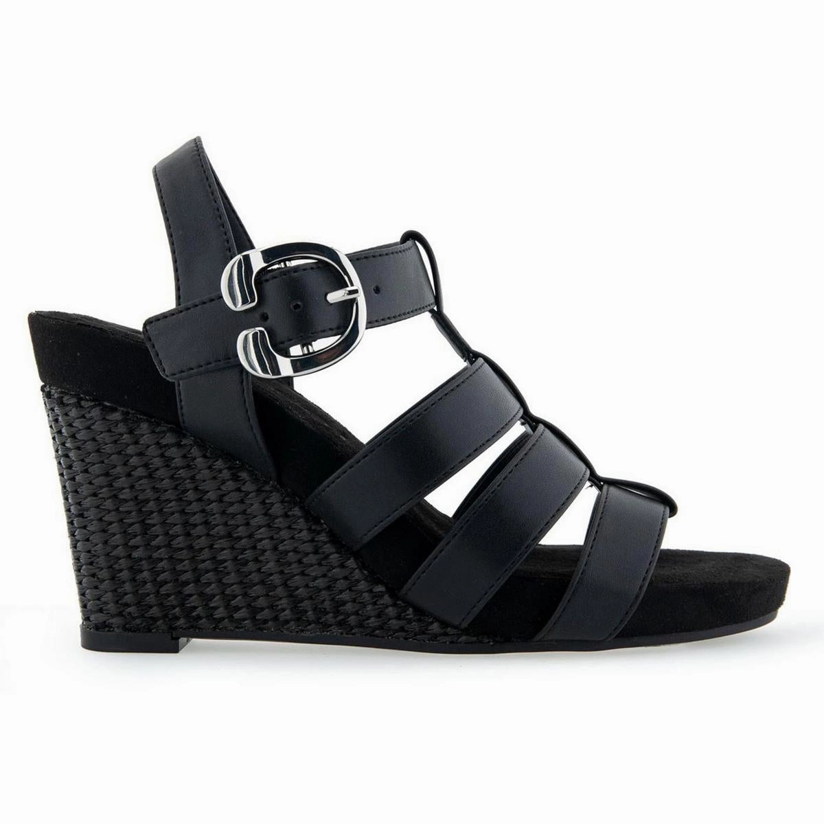 Womens Buckle Man Made Platform Sandals