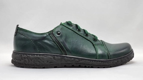 WomenS Casual Leather Shoes In Green