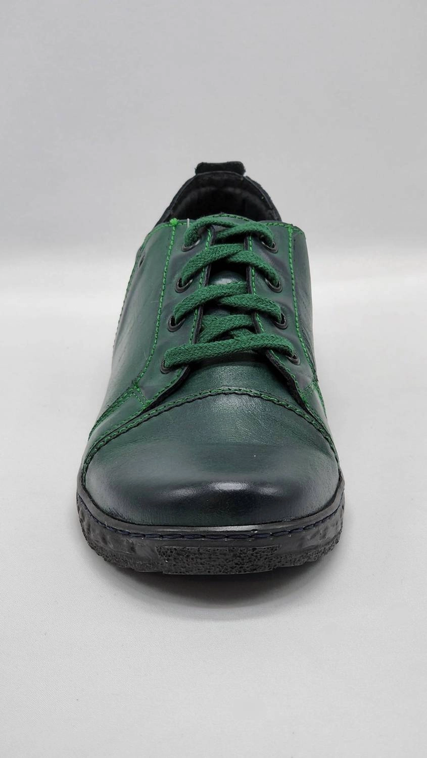 WomenS Casual Leather Shoes In Green