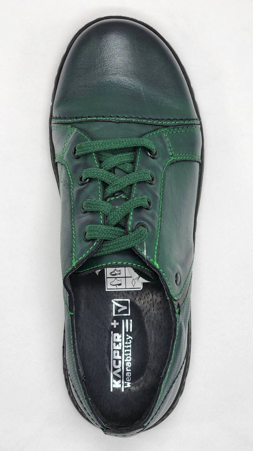 WomenS Casual Leather Shoes In Green