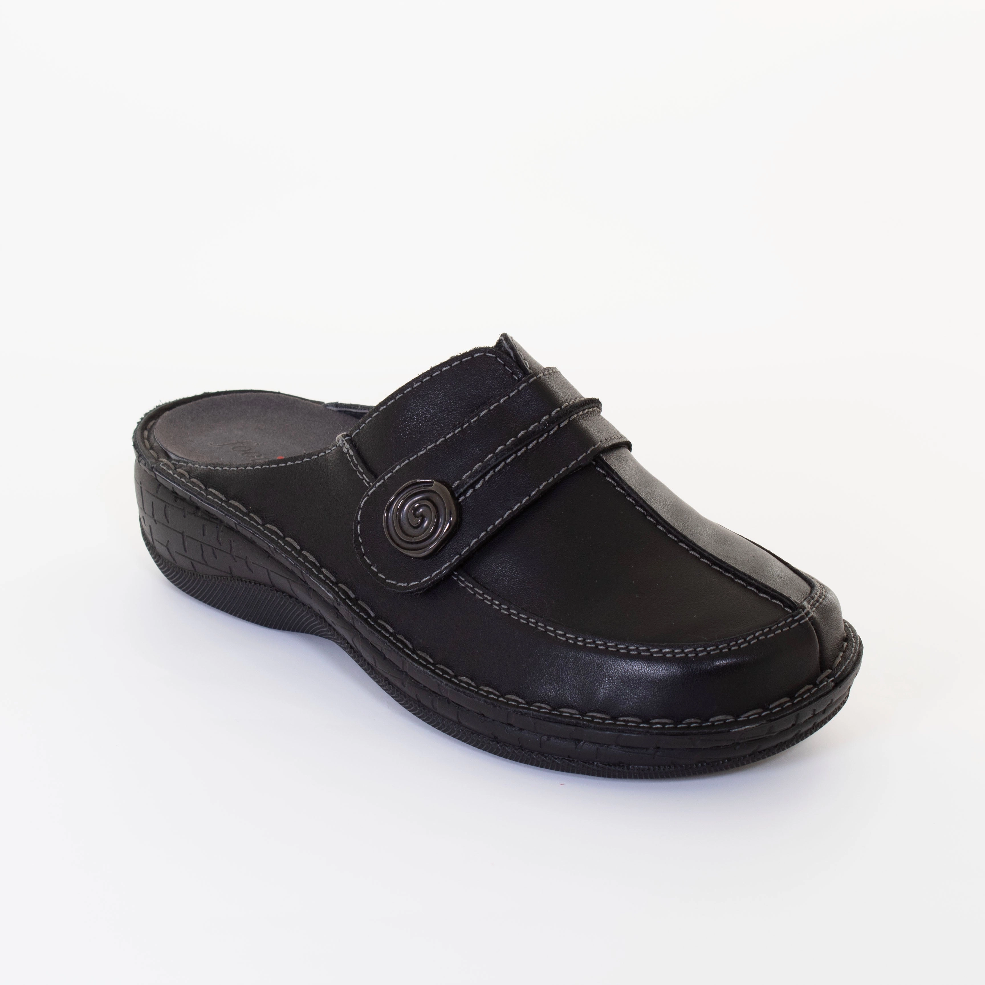 Womens Eliana Leather Clog