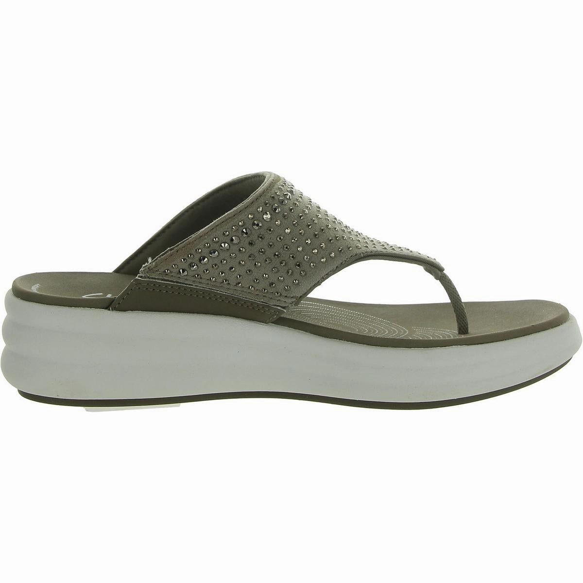 Womens Flat Slip On Thong Sandals