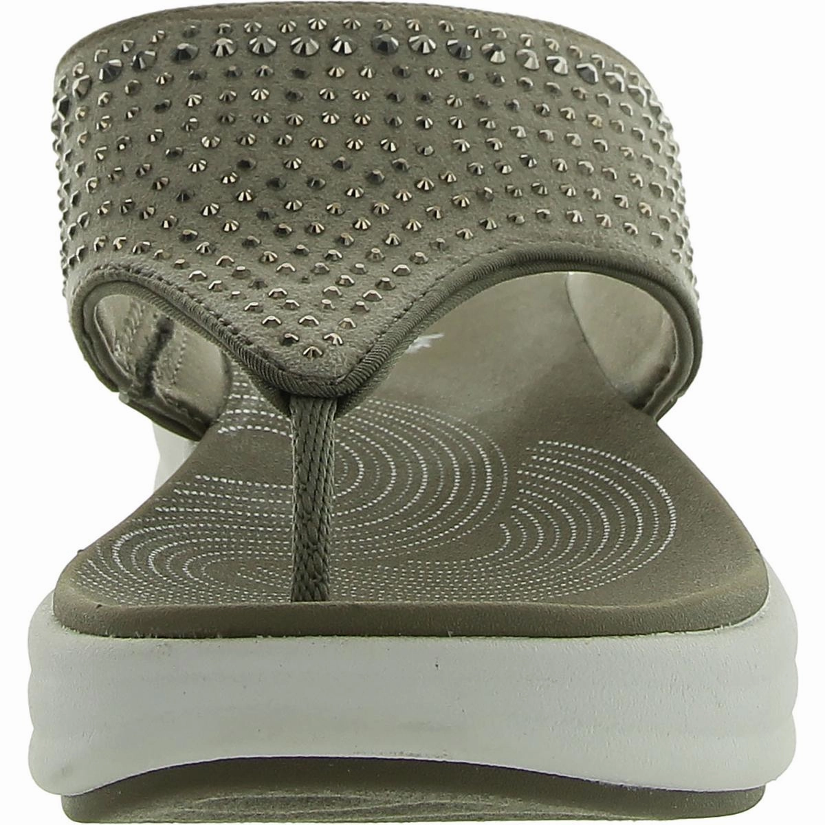 Womens Flat Slip On Thong Sandals
