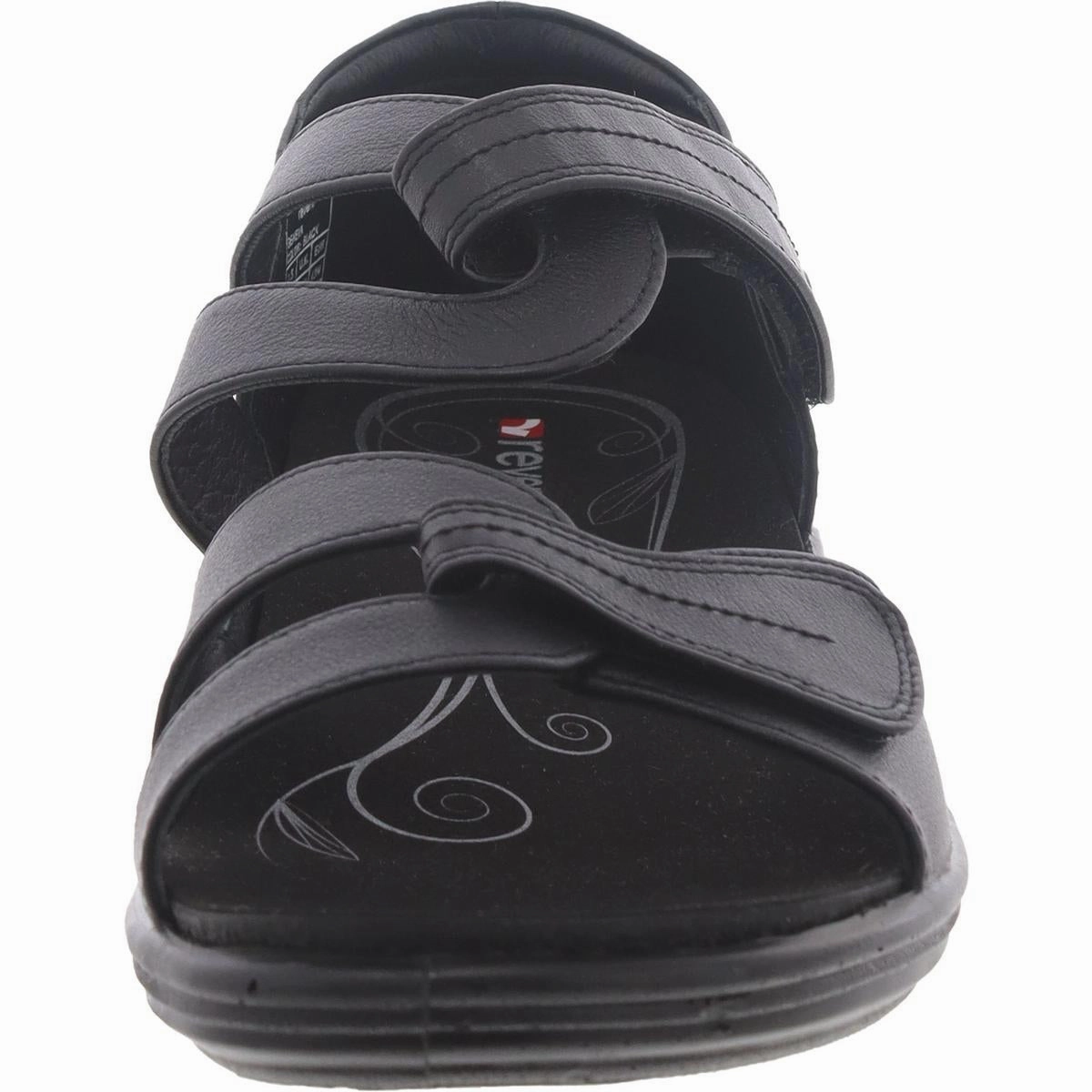 Womens Leather Slid On Slide Sandals