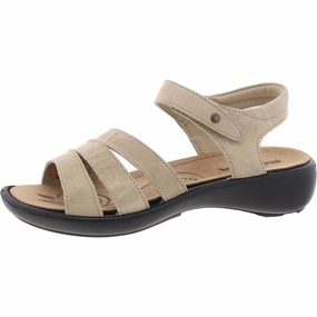 Womens Leather Strappy Ankle Strap