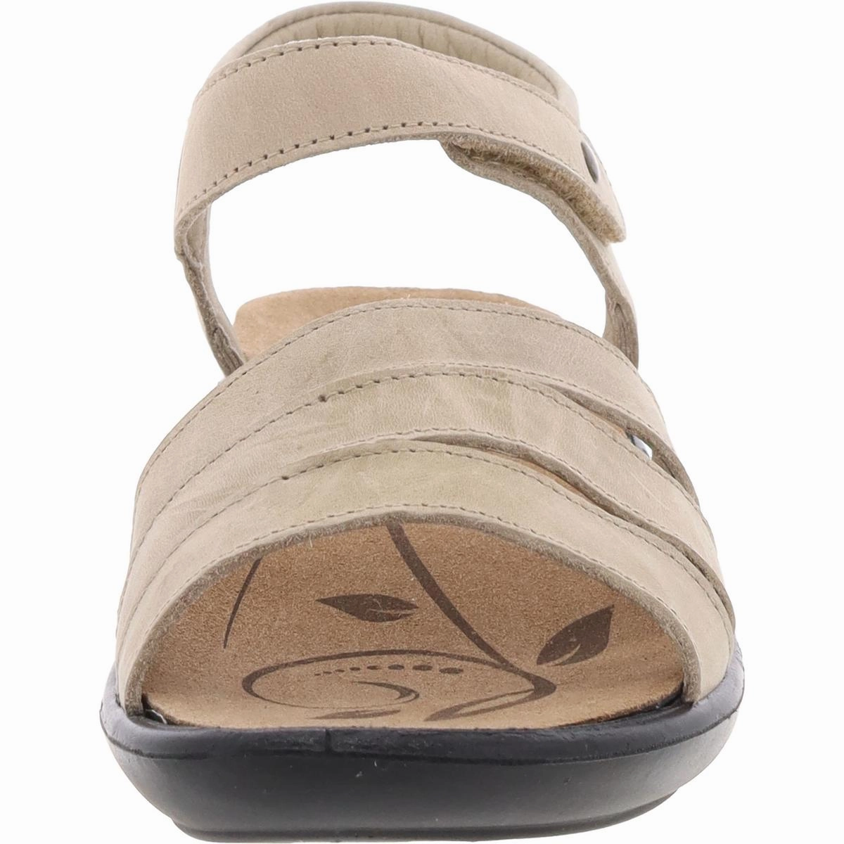 Womens Leather Strappy Ankle Strap