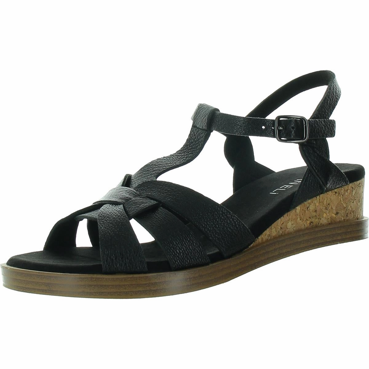 Womens Strappy Leather Ankle Strap