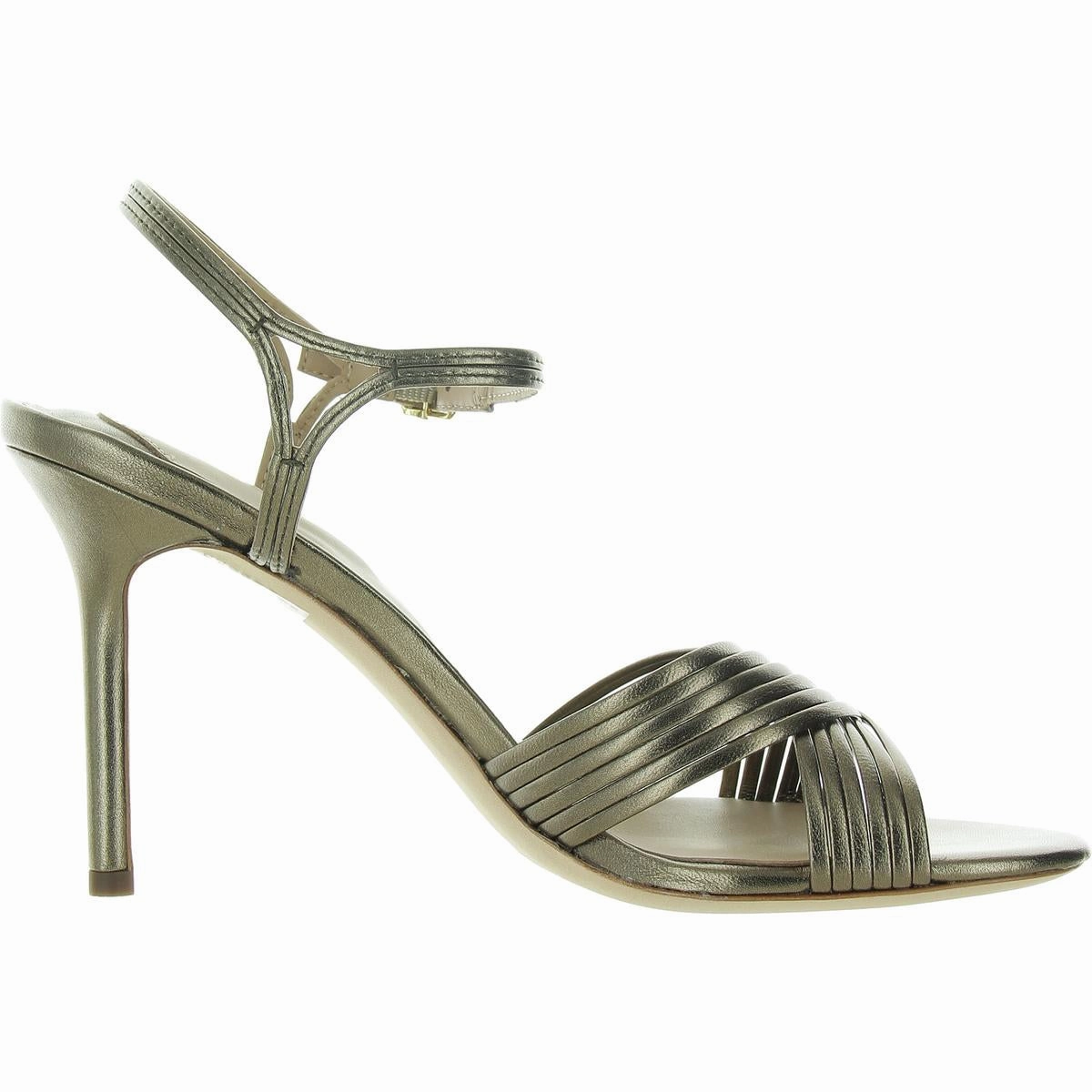 Womens Strappy Leather Slingback Sandals