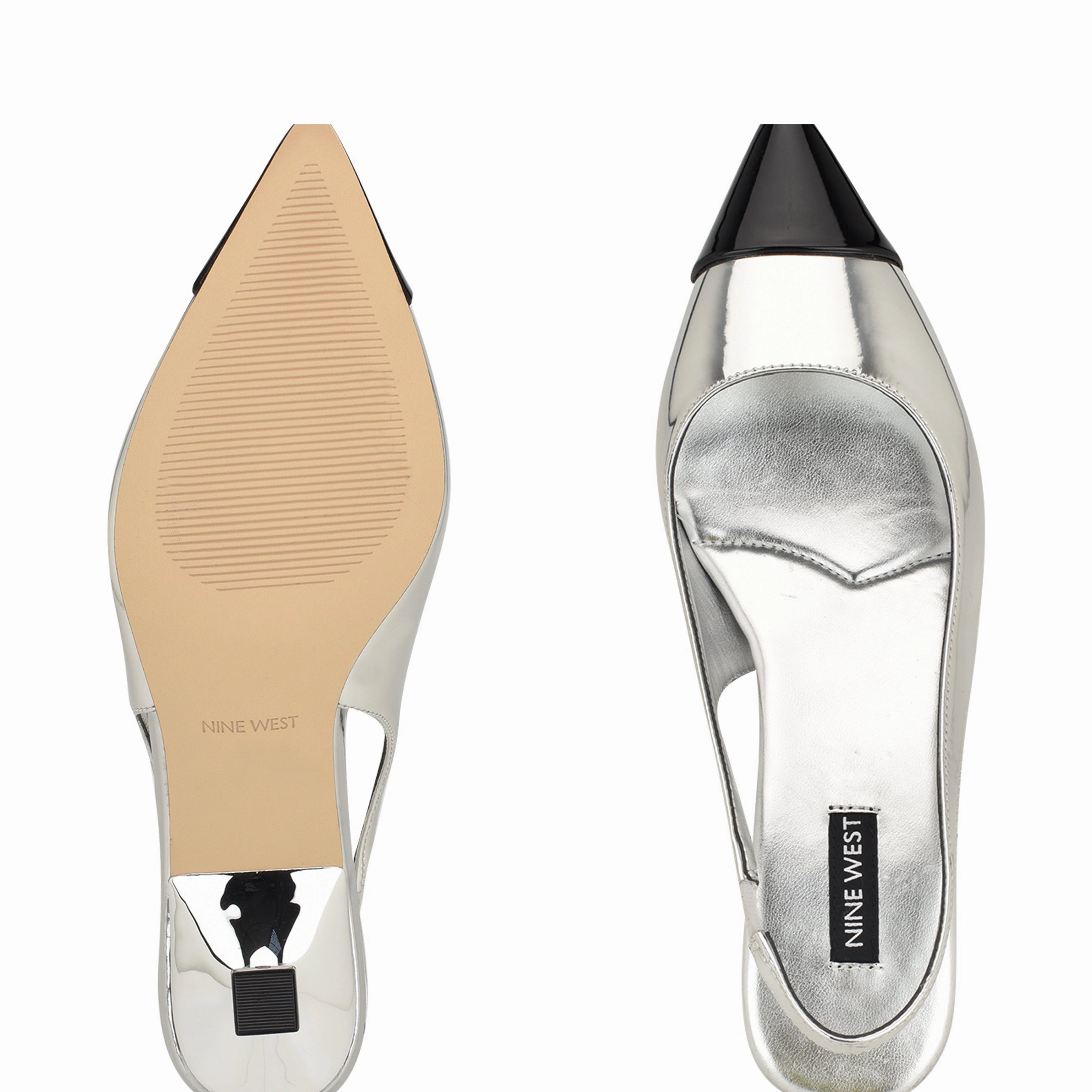 Workit Pointy Cap Toe Slingbacks