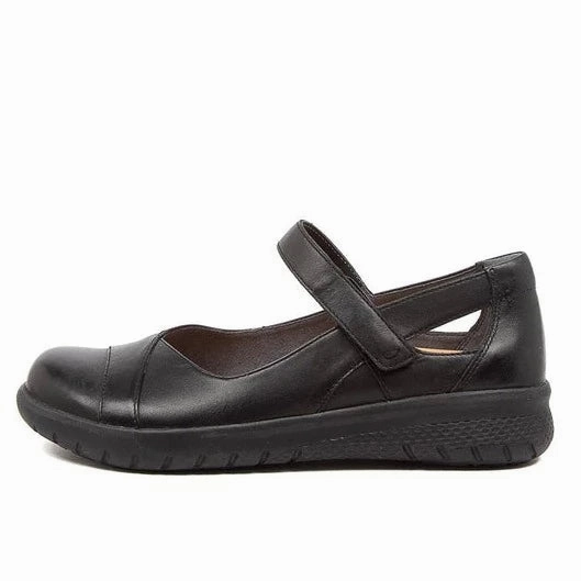 Ziera Shoes Women's Sofia Mary Jane - Black Leather